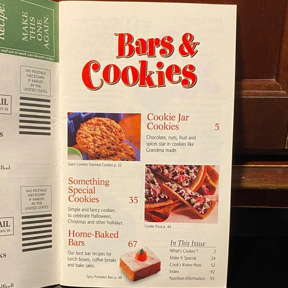 Pillsbury vintage cookbook magazines
